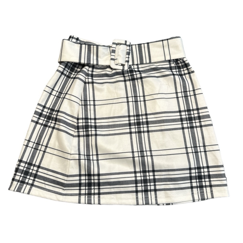 Aline Plaid Skirt S